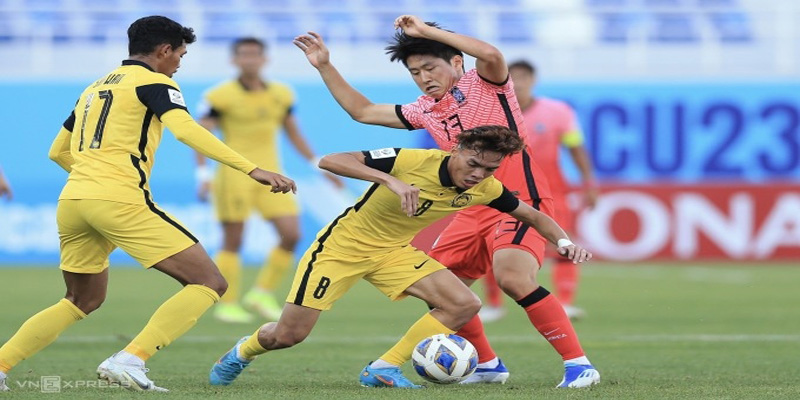 tỷ số bàn thắng giữa hai đội Hàn Quốc vs Malaysia